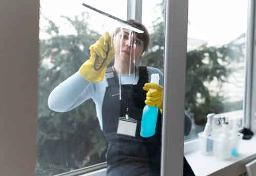 Nettoyage de vitres intérieures et extérieures à Bélarga